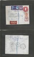 Great Britain - Xx. 1962 (19 Dec) Green Lane, Somerset - Germany, Nuremberg (20 Dec) Registered 2 1/2d Red QEII Stat Env - Sonstige & Ohne Zuordnung