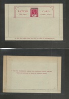Bc - Ceylon. C. 1910. 6c Red / Greenish Stationary Lettersheet, Overprinted Specimen. VF. - Other & Unclassified