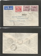 Bc - Mauritius. 1951 (12 Dec) Curepipe - Nairobi, Kenya. East Africa (13 Dec) Registered Air Multifkd Envelope. Via Port - Sonstige & Ohne Zuordnung