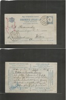 Hungary. 1892 (4 July) Fiume - Austria, Wien (5 July) 2h Blue Stat Card With PRIVATE ADVERTISING Print On Reverse. VF +  - Autres & Non Classés