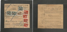 Hungary. 1946 (21 Febr) Nagybajom - Budapest. Hyper Inflation Period. Multifkd Ovpt Stat Package Card. Fine. - Sonstige & Ohne Zuordnung