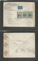 Iceland. 1944 (6 Nov) Reykjavik - Sweden, Halsingborg. Registered Air Multifkd Envelope By Air From England To Sweden (t - Otros & Sin Clasificación