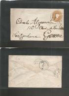 India. 1894 (Oct 4) Meppadi - Switzerland, Geneva (22 Oct) Via Bombay - Sea. PO. - Other & Unclassified