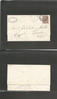 Italy. 1878 (14 Jan) Livorno - Spain, Puebla, Galicia Region. EL Full Text, Fkd 30c Brown, Tied Grill. XF + Dest. - Non Classés