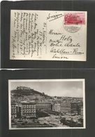 Italy - Xx. 1934 (7 Sept) M/N. Victoria Paquebot. Fkd Napoli Ppc To Switzerland, Waldhaus Cds Cachets. VF. - Non Classificati