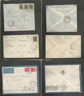 Italian Colonies. 1936. ERITREA. 3 Fkd Envelopes To Italy Military PM 84, 101 And 55 Respectively. Fine Two. - Non Classificati