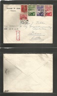 Japan. 1923 (12 Aug) Tokyo - Switzerland - Switzerland, Bern. Via Siberia. Commemorative Issue + Mixed Adtls Multifkd En - Otros & Sin Clasificación