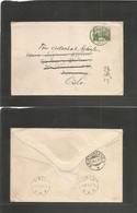 Japan. 1927. Unsealed Pm Rate Envelope Fkd 2 Sen Green, Cds Ciculated To Norway, Oslo (15 Jan 28) Via Kristiansands (13  - Andere & Zonder Classificatie