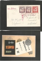 Japan. 1930 (Oct 1) Tokyo - Switzerland, Frauenfeld Via Siberia. Fkd Comm Red Cachet + Comm Stamps On Scarce Internation - Autres & Non Classés