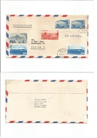 Japan. 1955 (28 March) International Peace Troops. Tokyo - Switzerland, Zurich. Air Multifkd Envelope. National Parks. S - Autres & Non Classés