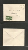 Lebanon. 1937 (28 March) Tyr - Sidon. Local Fkd Unsealed Envelope, Bilingual Cds. Fine. - Lebanon