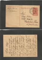 Liechtenstein. 1930 (8 Aug) Schaan - Switzzerland, Waldhaus. 10 / 25 Rp Ovptd Stat Card. VF Used. - Other & Unclassified