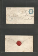 Mexico - Stationery. 1878 (5 Nov) Gjana - S. Gabriel. 25c Light Blue Hidalgo Stat Env, Consign 3778 + District Name, Ova - Messico