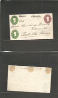 Mexico - Stationery. 1883. Triple Printed Stat E Front Only 583 Consign, Addressed To Puerto De Santa María, Cadiz, Spec - México