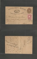 Mexico - Stationery. 1888 (25 Junio) TLACHICHUCA - Mexico DF. SPM 3c Brown Reverse + 2c Brown Red Medalion Adtl, Mixed I - Mexique