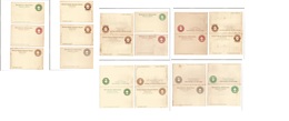 Mexico - Stationery. C. 1902-3. Selection Of 15 Diff Mint Stationaries. Eagle Embossed Colored Issue, Including. 7 Doble - Mexiko