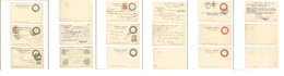 Mexico - Stationery. 1927-30. Stationary Card Issue. Selection Of 9 Diff Mint + Used Incl Adtl Frankings Etc. Nice Group - Mexique