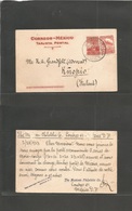 Mexico - Stationery. 1933 (28 Feb) DF - Finland, Kuopio. 4c Red Monument Stat Card + Adtl, Cds. Nice Usage + Dest. - Mexique