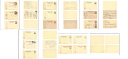 Mexico - Stationery. C. 1937-46 Stationary Coll Second Group Selection Of Sm 16 Mint And Used Cards, Some Incl Adtls, Ca - Mexiko