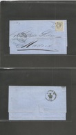 Netherlands. 1876 (20 Nov) Rotterdam - Spain, Madrid (24 Nov) EL Fkd 12 1/2c Grey Stamp, Dots "6" + Cds. Better Destinat - Other & Unclassified