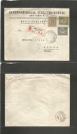 Netherlands. 1923 (18 May) Amsterdam - Switzerland, Arosa (22 June) Registered Mixed Issues Fkd Env + R-label. Fine. - Other & Unclassified