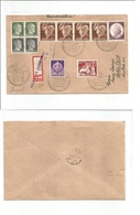 Netherlands. 1942 (27 Nov) Den Haag - Berlin, Germany (2 Dec) German Official Nazi Occupation Mail Usage On Registered M - Sonstige & Ohne Zuordnung