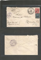 Philippines. 1904 (Mar 31) Baler, Principe - Manila (Apr 24) Mindoro Lumber Cº.  Ovptd U$ Issue. Local Registered Comerc - Philippines