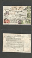 Portugal - Xx. 1933 (8 May) Porto - Switzerland, Bale (8 June) Same Day Usage. Postal Package Receipt With Exceptonal Hi - Autres & Non Classés