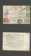 Portugal - Xx. 1933 (8 May) Porto - Switzerland, Bale (8 June) Same Day Usage. Postal Package Receipt With Exceptonal Hi - Other & Unclassified