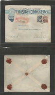 Portugal - Xx. 1933 (30 Oct) Porto - France, Paris. Registered Lusiadas Issue Color Illustrated Envelope, Tied Ds + R-la - Other & Unclassified