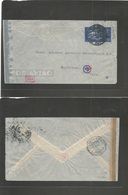 Portugal - Stationery. 1943 (8 Febr) TPO Fafe - Germany, Radolfzell. 0,50 Esc Blue Stat Envelope, Nazi Censor. Via Lisbo - Sonstige & Ohne Zuordnung