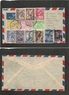 Portugal-India. 1951 (22 Nov) Goa - Germany, Ortenburg. Air Multifkd Env, Tied Cachet. Fine. - Andere & Zonder Classificatie