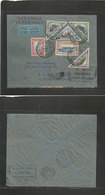 Portugal-Mozambique Company. 1938 (1 June) Vila Fontes - Switzerland, Zürich. Air Multifkd Envelope. Via Beira - Paris ( - Otros & Sin Clasificación