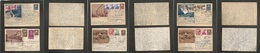 Romania. 1955/6. Bucarest - Ludwisburg, Germany. Small Family Correspondance Of Six Illustrated Stationary Cards + Adtls - Otros & Sin Clasificación