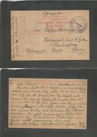 Russia. 1915 (15 May) Spasskoi Via Vladivostok - Switzerland. German Lietenmant On Free Card Censored Usage To Switzerla - Autres & Non Classés