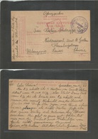 Russia. 1915 (15 May) Spasskoi Via Vladivostok - Switzerland. German Lietenmant On Free Card Censored Usage To Switzerla - Andere & Zonder Classificatie