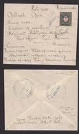 Russia. 1921 (2 May) Wrangel Army. Constantinople - Gallipoli Camp. Fkd Registered Envelope Fkd 20,000 On 7r, Lilac Cds  - Autres & Non Classés