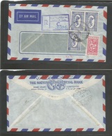 Saudi Arabia. 1959. Jeddah - Egypt, Cairo (14 Dec) Comercial Registered Air Multifkd Env. VF. - Saudi Arabia