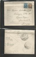 Siam. 1922. Prae - Denmark, Copenhagen, Enrgre. Multifkd Envelope, Bilingual Cachet. Fine. - Siam