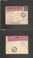 South Africa. 1900. Boer War. French Steamer "CANARIES" France Fkd Sage Envelope Addressed To Natal / Point (March 25-26 - Other & Unclassified