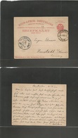 South Africa. 1900 (31 Aug) ZAR. Barberton - Newstadt, Am Haardt, Germany (15 Oct) Via Nelsprint (3 Sept) 1d Red Provisi - Otros & Sin Clasificación