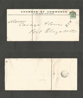 South Africa. 1901 (Dec) ORC, Bloemfontein - Port Elisabeth (23 Dec) Chambier Of Comerce 1/2d Green Fkd Env NPR. - Sonstige & Ohne Zuordnung