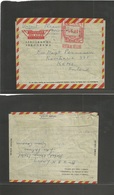 E-Enteros Postales. 1969 (1 April) Las Palmas, Gran Canaria - Finlandia. Aerograma Valor 6 Pts Via Urgente Con Marca Gom - Altri & Non Classificati