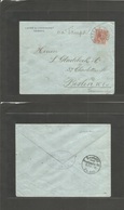 Cuba. 1891 (24 Oct) Habana - Alemania, Berlin (6 Nov) Precioso Sobre Franqueado 10c Carmin. Via Tampa. - Other & Unclassified