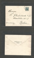 Cuba. 1898. Emision Infante. Tarifa Impresa. Unsealed Envelope. Habana - Alemania. Franqueo Sello 2c Azul Verdoso. Escas - Andere & Zonder Classificatie