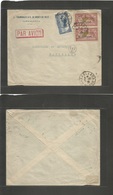 Marruecos - French. 1926 (5 Nov) Casablanca - Belgium, Bruxelles. Air Multifkd + Ovptd Issue. Fine Envelope. - Maroc (1956-...)