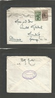 Marruecos. 1930 (12 Mayo) Tetuan - Alemania, Hamburgo. Bonito Sobre Franqueado. Tarifa 40c. Uso Tardio Mat. Rodillo. - Maroc (1956-...)