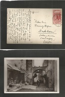 Marruecos. 1934 (9 April) Tetuan - Switzerland, Steckhorn. Fkd Photo Card Fkd 25c. Fine. - Morocco (1956-...)