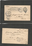 Puerto Rico. 1905 (12 Dic) Mayagüez - Suiza, Basel (29 Dic) Entero Postal USA 2c Circulado En PR. Via San Juan. Muy Esca - Porto Rico