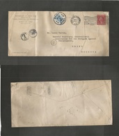 Puerto Rico. 1913 (Aug 16) US Postal Admin. San Juan - Belgica, Ghent (2 Sept) Sobre Franqueado Y Tasa Llegada Belga. As - Puerto Rico